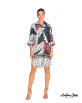 Vestito Chemisier "Abstract Geo"