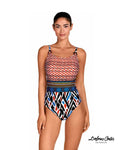 Costume Intero Geometrico Multicolor