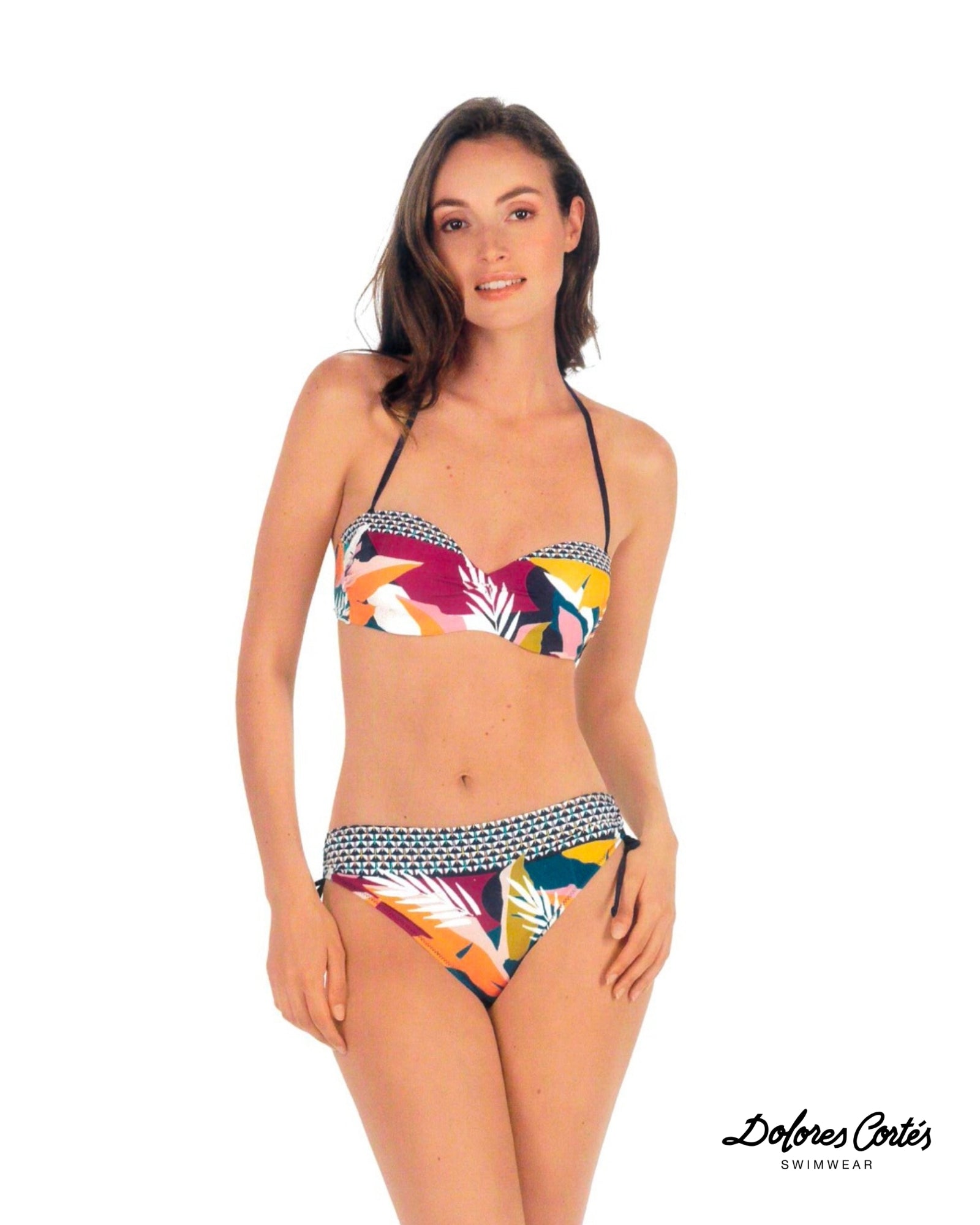 Bikini con Stampa Grafica Multicolor
