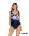 Costume Intero Abstract Print