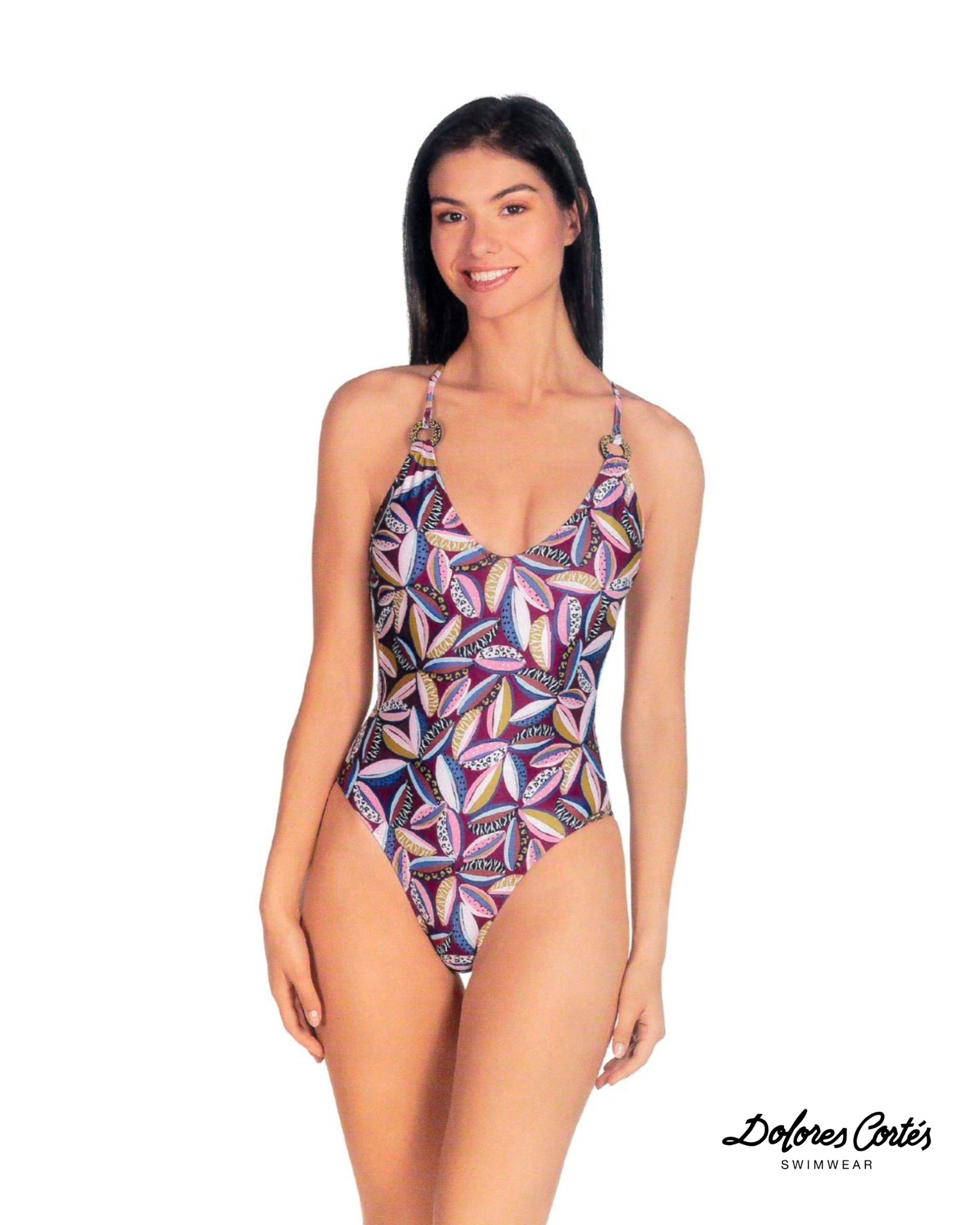 Intero High-Leg "Pia Mosaic"