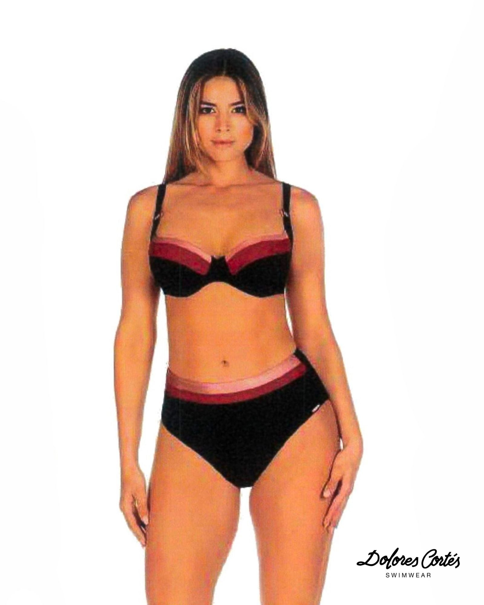 Bikini High-Waisted Red Velvet